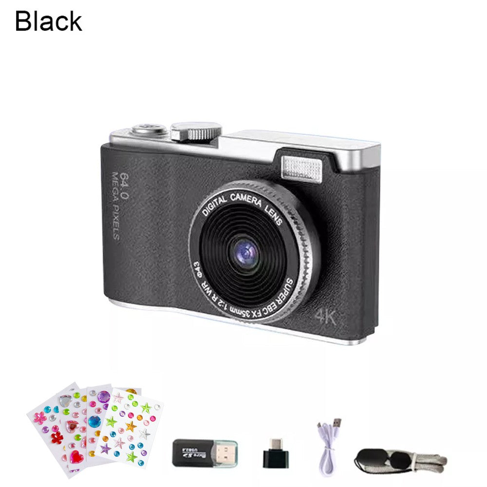 Digital Camera HD 1080P 64MP 2.4'' LCD Display Screen 8X Zoom Anti-Shake Camera