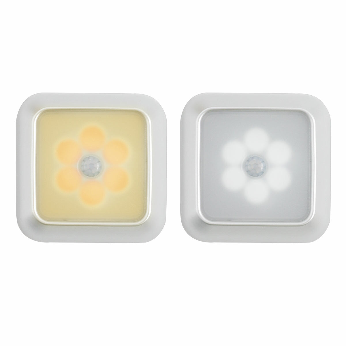 6 LED Motion Sensor Lights PIR Wireless Night Light Battery Cabinet Stair Lamp