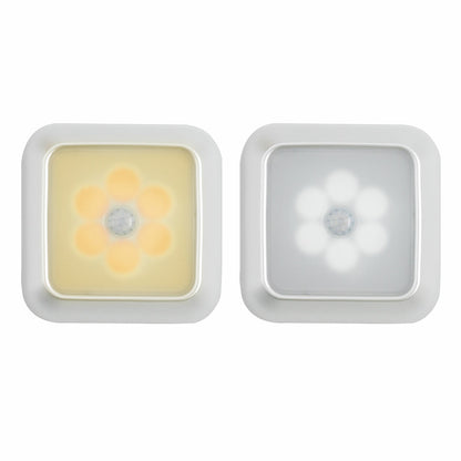 6 LED Motion Sensor Lights PIR Wireless Night Light Battery Cabinet Stair Lamp