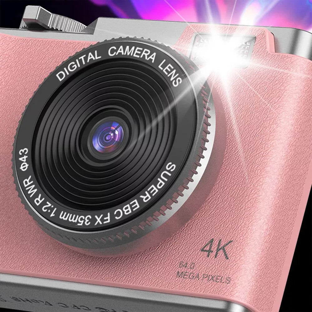 Digital Camera HD 1080P 64MP 2.4'' LCD Display Screen 8X Zoom Anti-Shake Camera