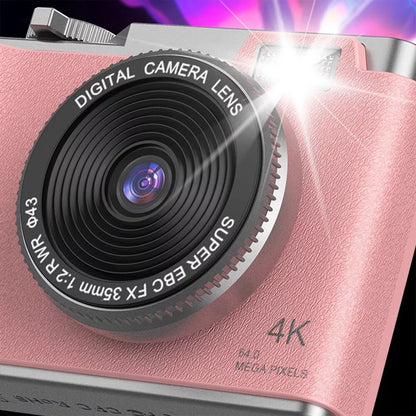 Digital Camera HD 1080P 64MP 2.4'' LCD Display Screen 8X Zoom Anti-Shake Camera