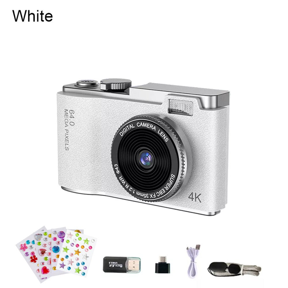 Digital Camera HD 1080P 64MP 2.4'' LCD Display Screen 8X Zoom Anti-Shake Camera