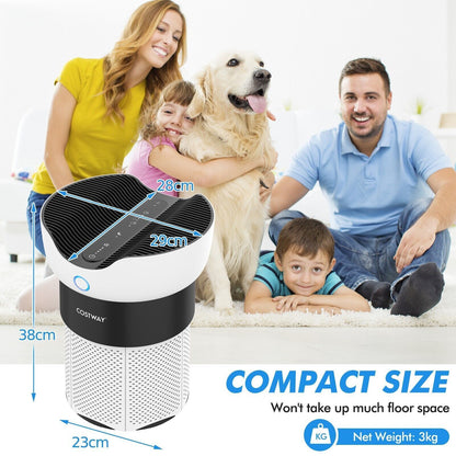 Electric Air Purifier H13 True HEPA Filter Air Cleaner Filter 99.99% Efficiency