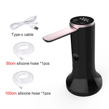 Electric Water Dispenser Foldable Automatic Water Gallon Bottle Pump 19 Liters Bottle Rechargeable Desktop Drinking Water Pump